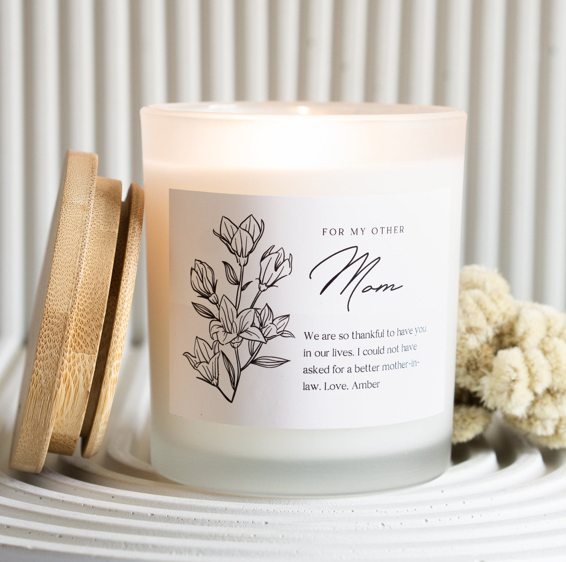 Funny Mother in Law Gifts for Mothers Day Soy Wax Candle