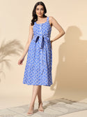 Cotton Print Tiered Dress- #DR008