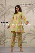 Printed Cotton Co-Ord Set-ISKWIDW0105NP2538