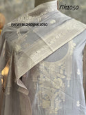Zari Weaved Cotton Kurti With Bottom And Cotton Silk Dupatta-ISKWFBL2405Nk1050