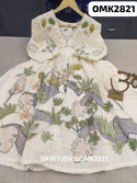Floral Printed Cotton Tunic-ISKWTU0506OMK2821