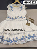 Sequined Cotton Tunic-ISKWTU1306OMK2826