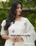 Kota Doriya Kurti With Cotton Pant And Embroidered Dupatta-ISKWSU0307PPC/D1551