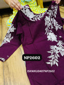 Embroidered Linen Cotton Kurti-ISKWKU0407NP2602