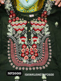 Embroidered Linen Cotton Kurti-ISKWKU0407NP2600