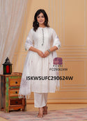 Malmal Cotton Kurti With Cotton Pant And Kota Doriya Dupatta-ISKWSUFC290624W