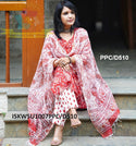 Hand Crafted Kalamkari Printed Cotton Kurti With Pant And Kota Doriya Dupatta-ISKWSU1007PPC/D510