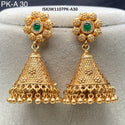 Pure Copper Rajwadi Plating Earrings Set-ISKJW1107PK-A30