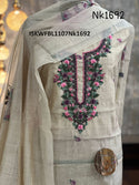 Cotton Silk Kurti With Shantoon Bottom And Cotton Silk Dupatta-ISKWFBL1107Nk1692