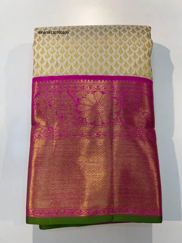 Kanchipuram Korvai Handloom Silk Saree With Blouse-ISKWSR120700200