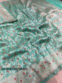 Banarasi Weaved Katan Silk Saree With Blouse-ISKWSR120700203