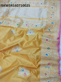 Katan Silk Saree With Brocade Blouse-ISKWSR160710025