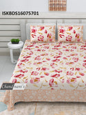 Cotton King Size Bedsheets With Pillow Cover-ISKBDS16075701