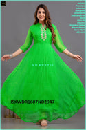 Lehariya Printed Georgette Dress-ISKWDR1607ND2949/ND2948/ND2947
