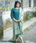 Cotton Weaved Kurti With Handloom Cotton Pant Handloom Dupatta-ISKWSU1907PPC/D914