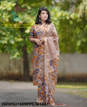 Kalamkari Printed Handloom Cotton Silk Kurti With Cotton Silk Pant And Dupatta-ISKWSU1609PPC/D1321