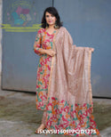 Kalamkari Printed Handloom Cotton Silk Kurti With Cotton Silk Pant And Dupatta-ISKWSU1609PPC/D1275