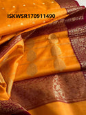 Handloom Chanderi Silk Saree With Blouse-ISKWSR170911490