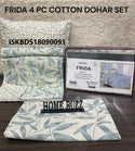 Cotton Bedsheet With Pillow Cover And Coordinate Dohar-ISKBDS18090091