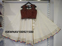 Cotton Lehenga With Hand Block Printed Blouse-ISKWNAV180921500