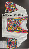 Embroidered Satin Top-ISKWNAV19096990