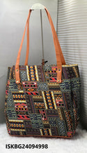 Ikkat Printed Shoulder Bag-ISKBG24094998