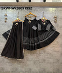 Sequined Rayon Lehenga With Blouse And Dupatta-ISKWNAV28091992