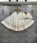 Sequined Silk Lehenga With Blouse-ISKWNAV29091998