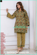 Embroidered Woolen Kurti With Pant-ISKWWC0810ND3185