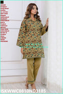 Embroidered Woolen Kurti With Pant-ISKWWC0810ND3185