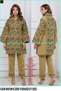 Embroidered Woolen Kurti With Pant-ISKWWC0810ND3185