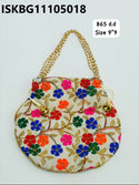 Embroidered Potli Bag-ISKBG11105018