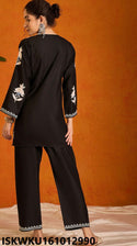 Embroidered Cotton Kurti With Pant-ISKWKU161012990