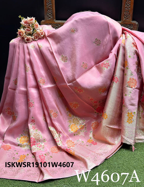 Tissue Munga Silk Saree With Blouse-ISKWSR19101W4607