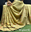 Tissue Munga Silk Saree With Blouse-ISKWSR19101W4607