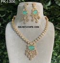 Kundan Jewelry Set-ISKJW1410PK-I306