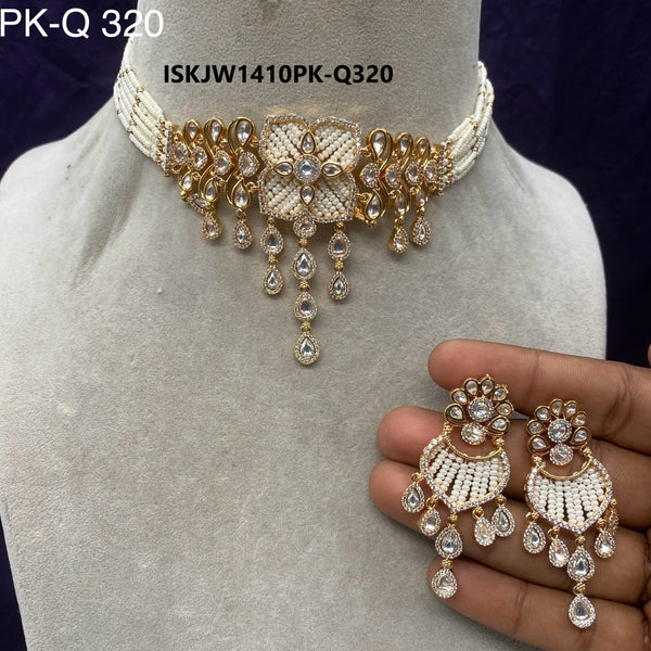 Kundan Jewelry Set-ISKJW1410PK-Q320