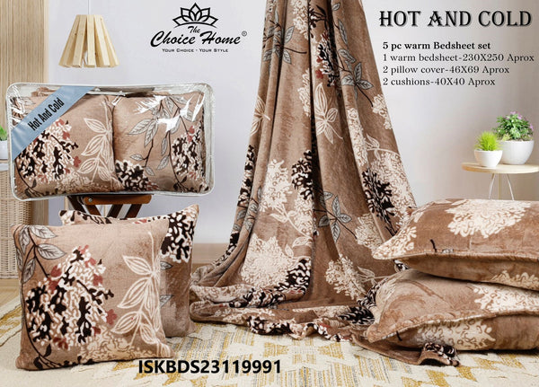 Hot And Cold Warm 5Pc Bedding Set-ISKBDS23119991