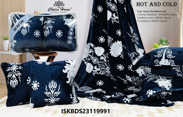 Hot And Cold Warm 5Pc Bedding Set-ISKBDS23119991