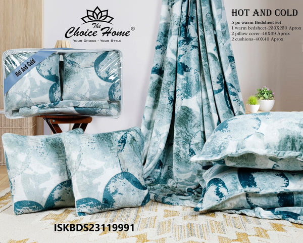 Hot And Cold Warm 5Pc Bedding Set-ISKBDS23119991