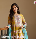 Printed Silk Anarkali Kurti With Sharara And Embroidered Dupatta-ISKWSH271156702