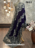 Sequined Velvet Shawl-ISKWWC0412Nk0631