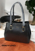 Croco Leather Handbag-ISKBG16123423