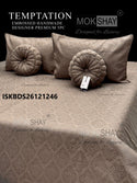 Embossed Handmade 5Pc Cushion Bedding Set-ISKBDS26121246