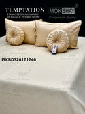 Embossed Handmade 5Pc Cushion Bedding Set-ISKBDS26121246