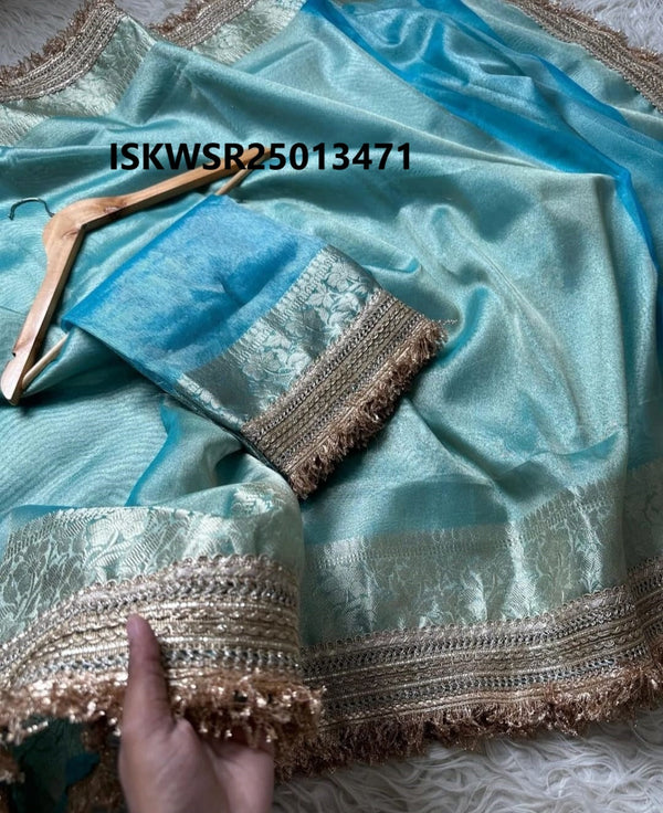 Banarasi Tissue Silk Saree With Blouse-ISKWSR25013471