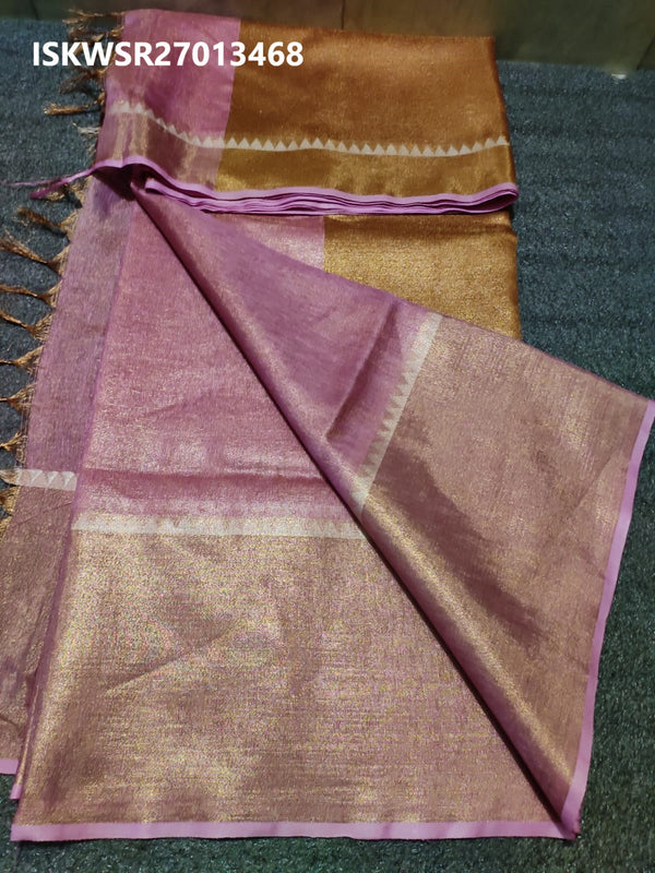 Tissue Linen Saree With Blouse-ISKWSR27013468