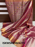 Embroidered Tissue Banarasi Saree With Jacquard Blouse-ISKWSR03024215