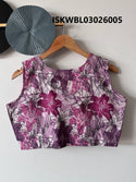 Hand Crafted Hand Block Printed Cotton Blouse-ISKWBL03026005