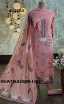 Cotton Silk Kurti With Bottom And Jamdani Weaved Dupatta-ISKWFBL0402Nk1482